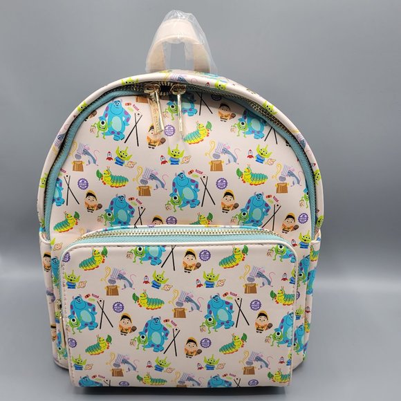 Danielle Nicole Disney Pixar Food Backpack & Cardholder Set - Picture 2 of 8